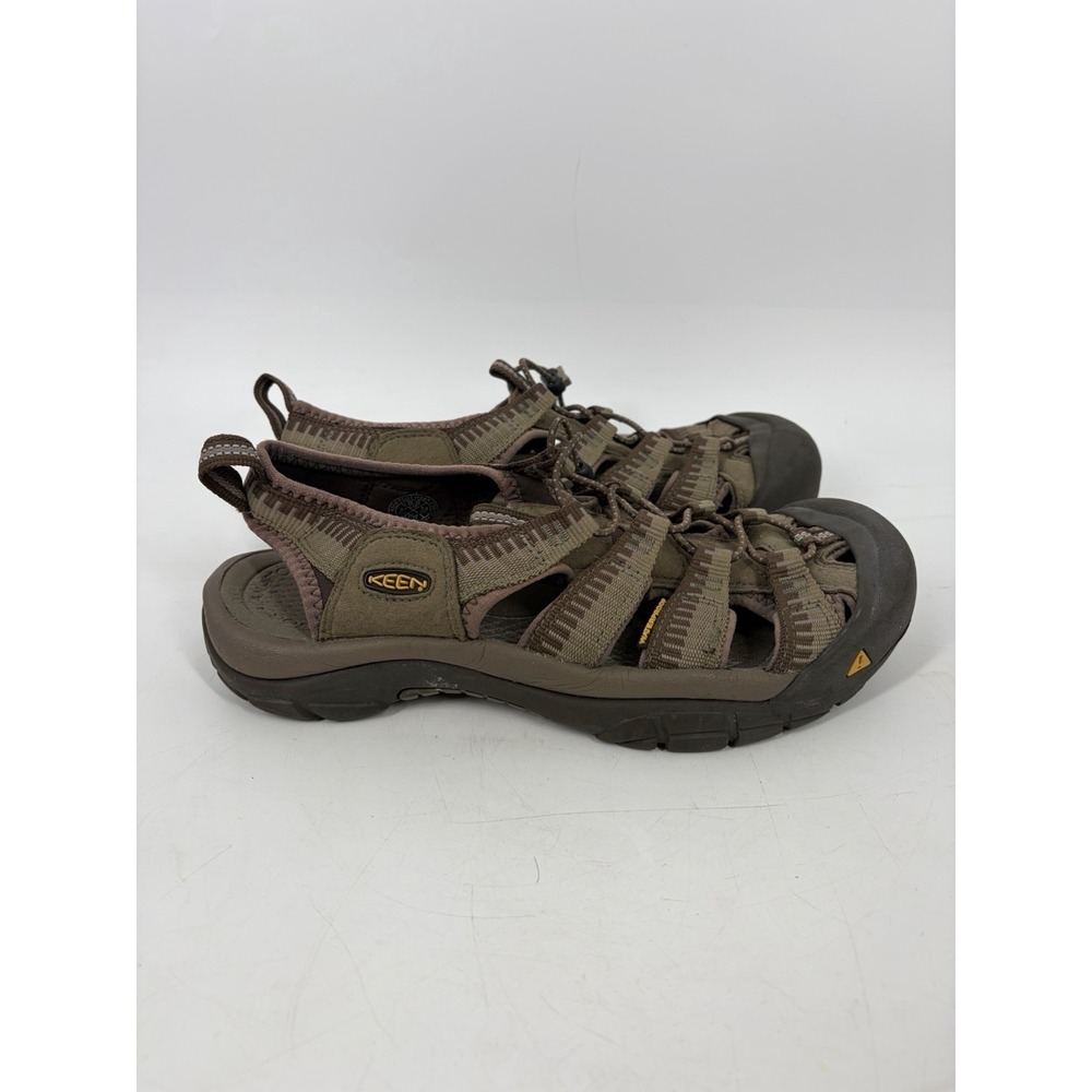 KEEN Newport H2 Men Size 8.5 Hiking Sandals Brown Leather Outdoor Water Shoe